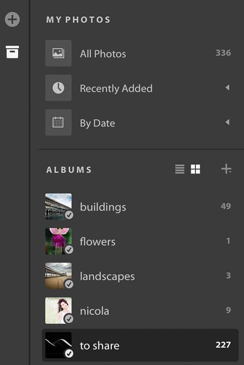 Lightroom organising your photos