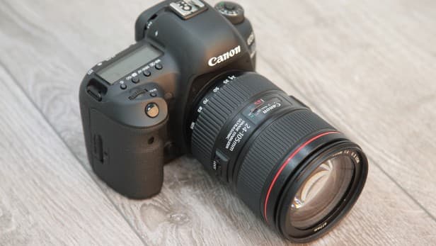 Canon EF 24-105mm f/4L IS II USM mounted on Canon EOS