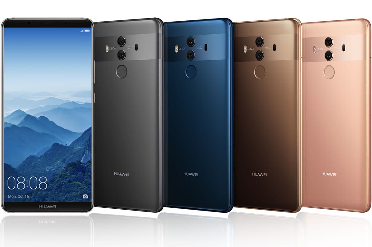 Huawei Mate 10 Pro colour options