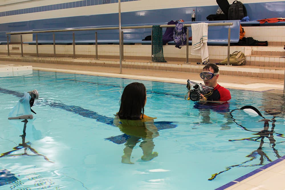 tough subjects shooting underwater