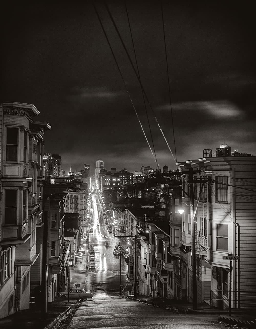 San Francisco Noir hilly streets and tram