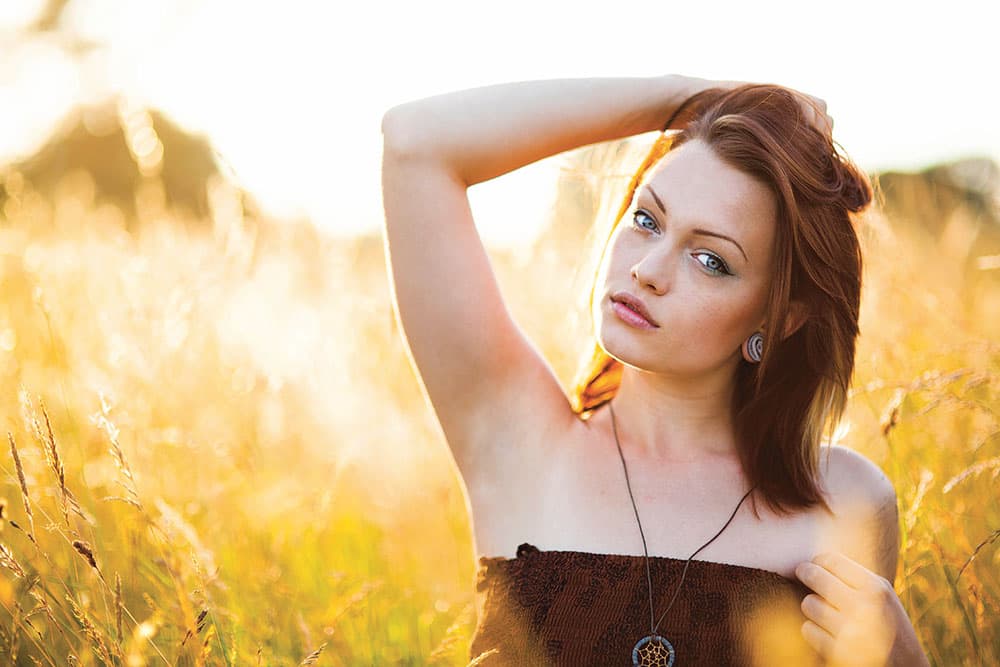 tom Calton add some flare - portrait photography tips