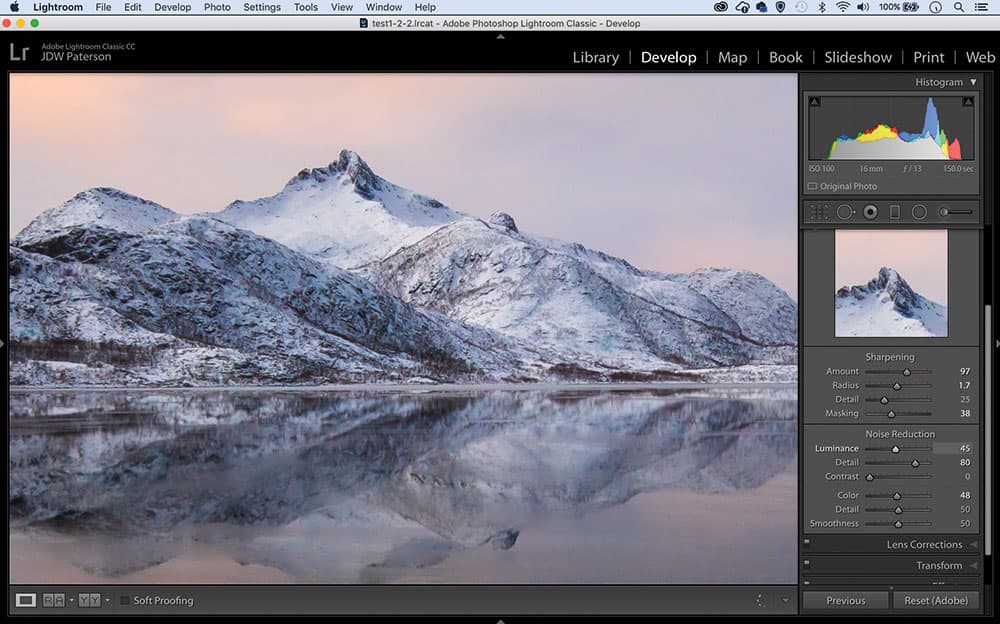 Lightroom tips Fix noisy photos screen