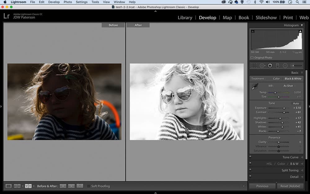 Lightroom tips underexposure screen