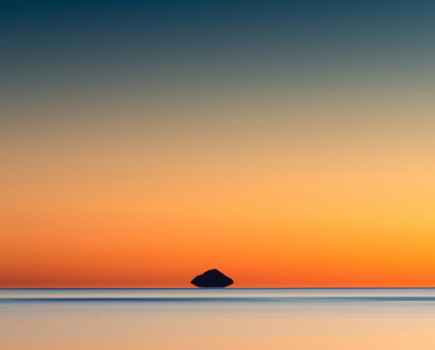Mirage of Ailsa Craig, Firth of Clyde, Ayrshire by Peter Ribbeck