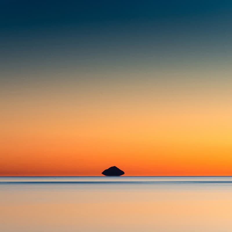 Mirage of Ailsa Craig, Firth of Clyde, Ayrshire by Peter Ribbeck