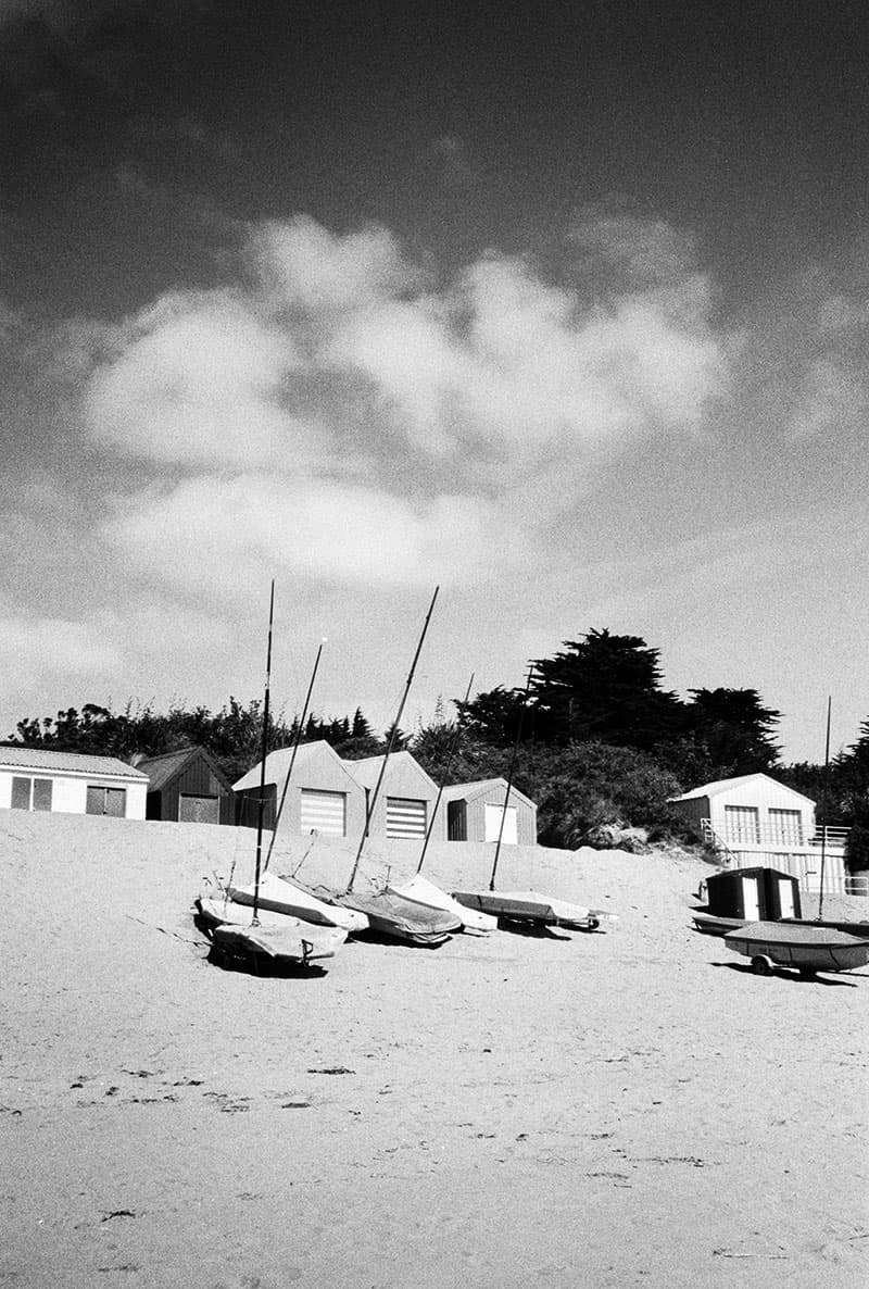 Home processing beach huts