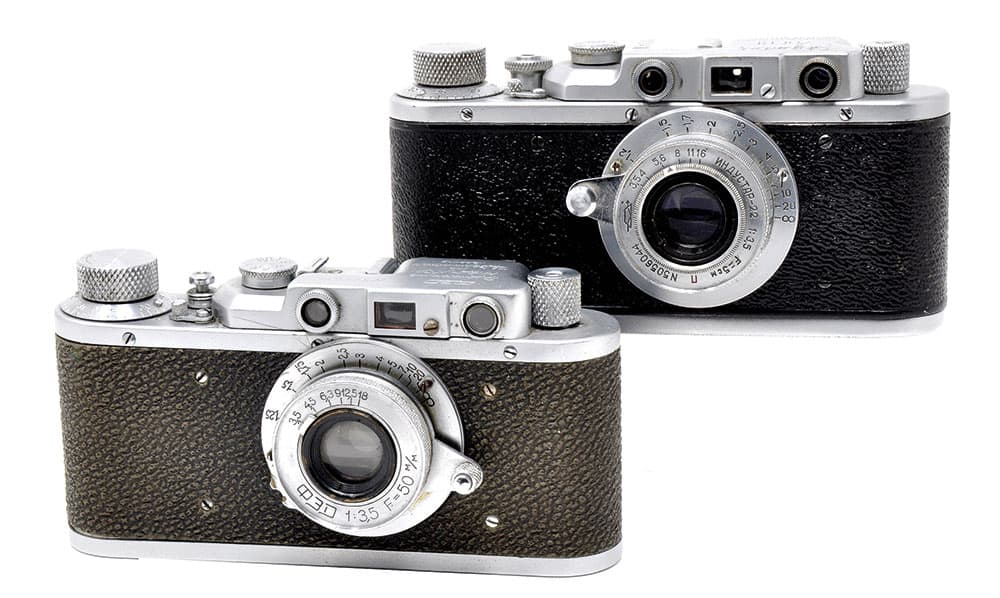 FED and Zorki - vintage cameras