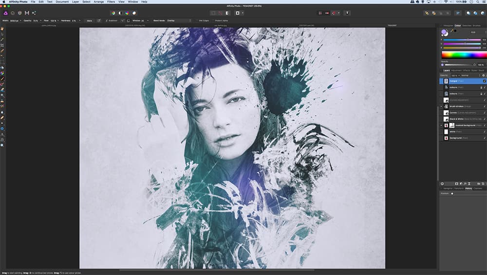 Affinity Photo interface