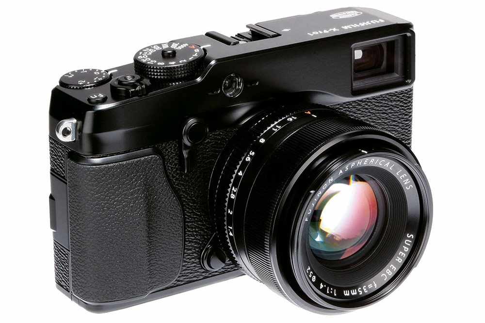 Fujifilm X-Pro1 with lens