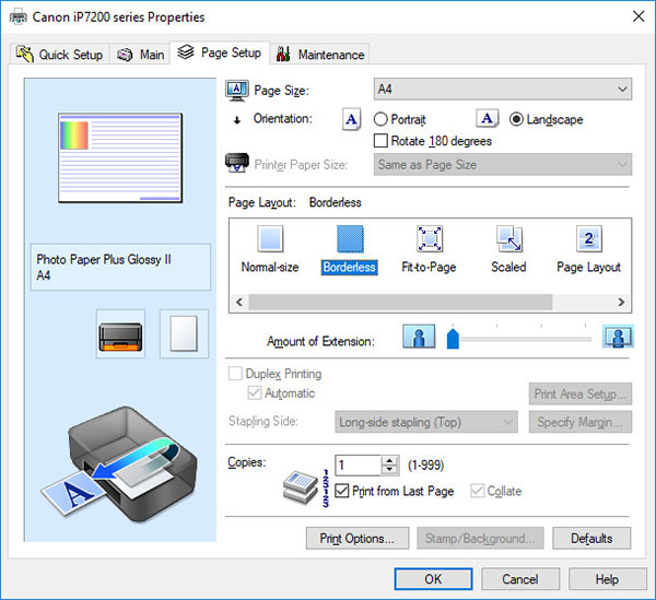 Printing tips across the border