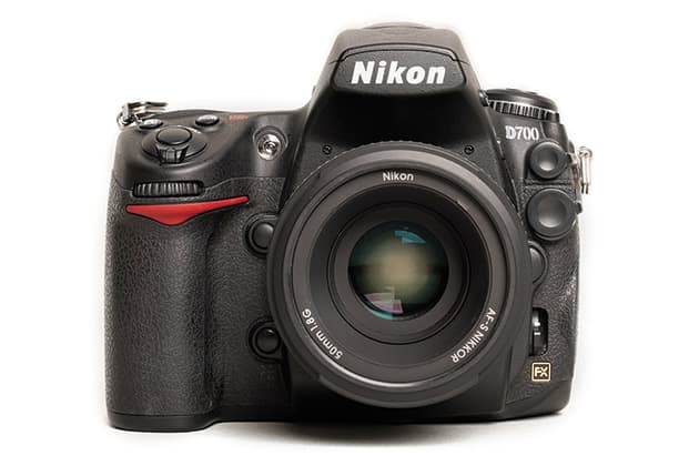 Nikon D700 front