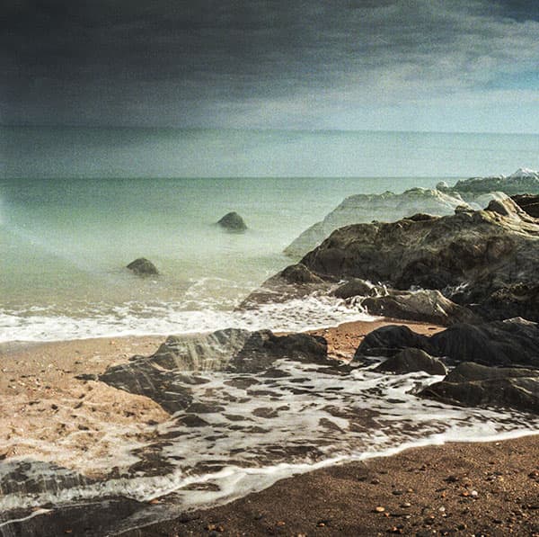 Double exposure sea