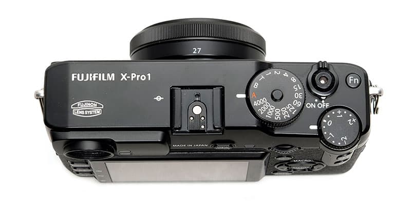Fujifilm X-Pro1 top