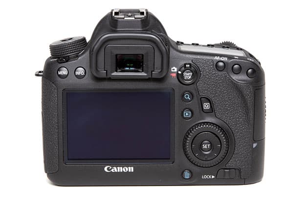 Canon EOS 6D back
