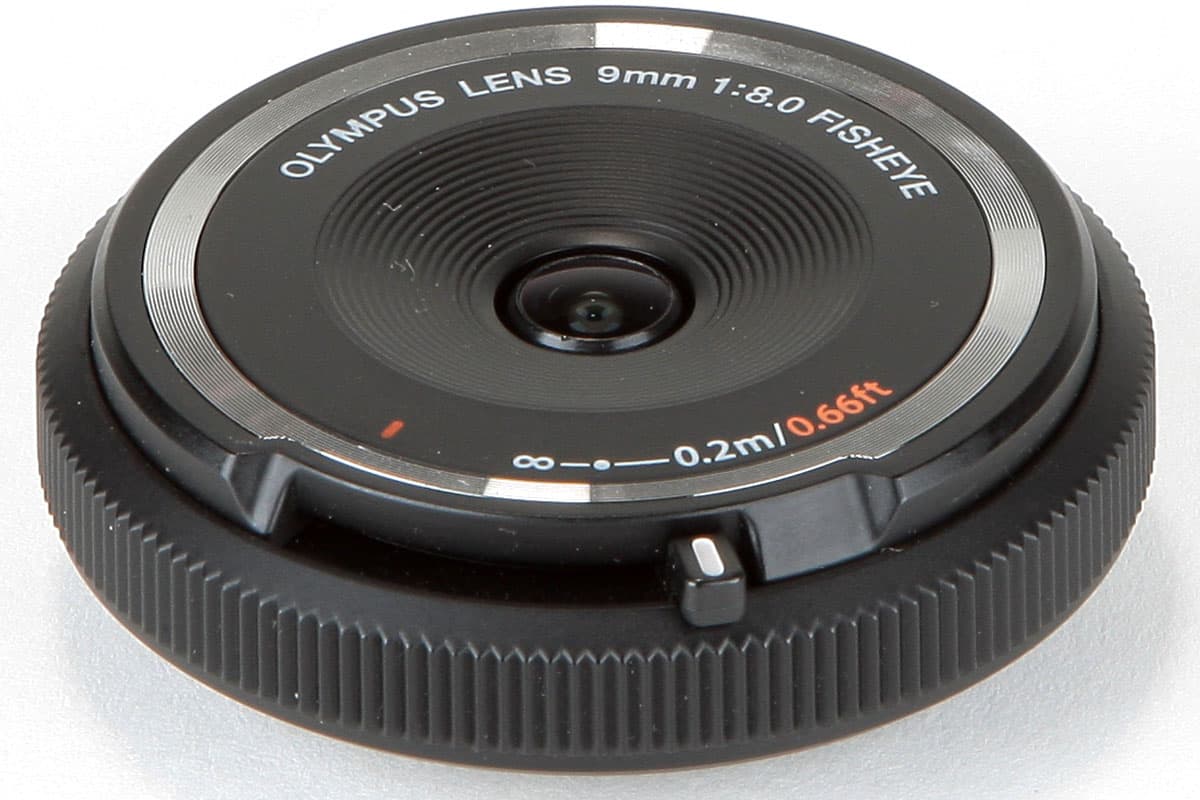 Olympus 9mm f/8 fisheye Body Cap Lens