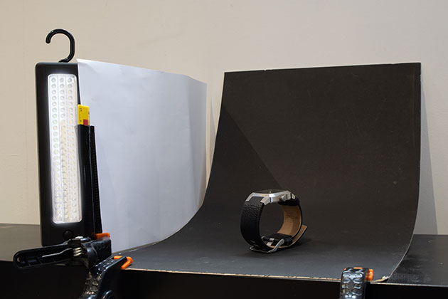 DIY hacks studio-style shots with LED