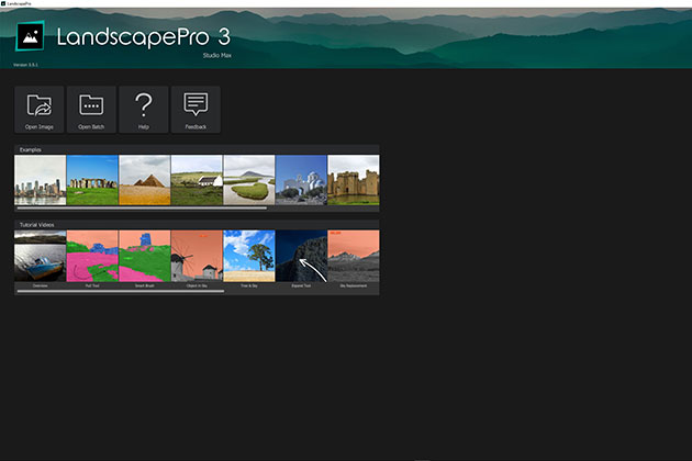 LandscapePro 3 Studio Max welcome screen
