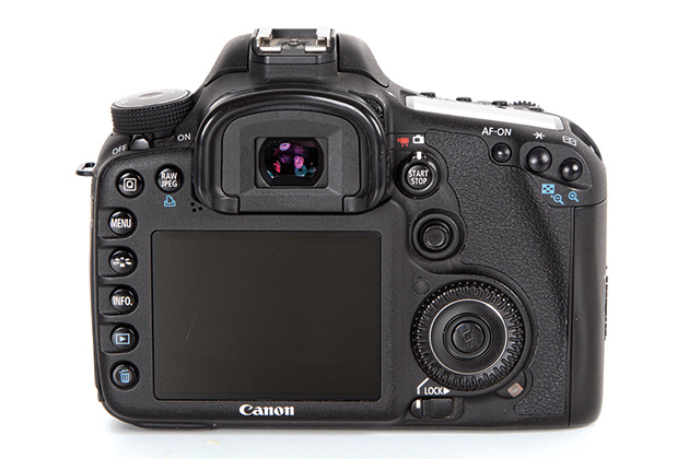 Canon EOS 7D back