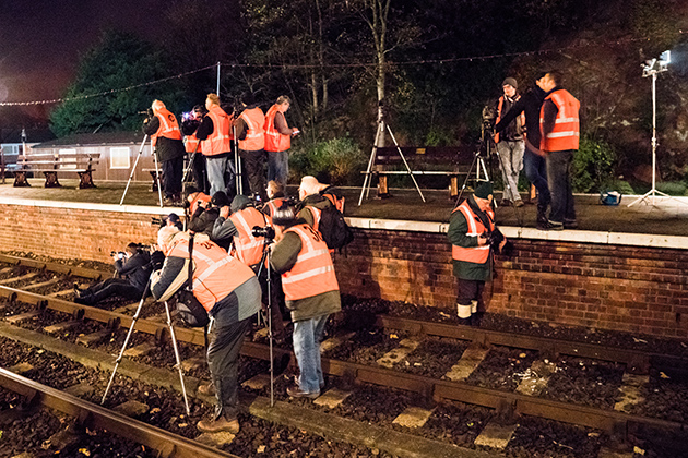 Photography events photo crew at station