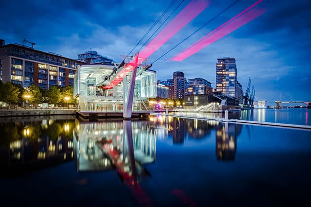 Architecture blue hour