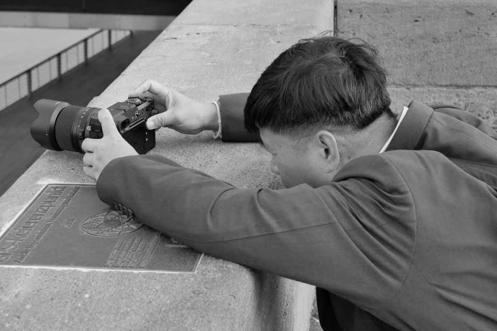 Panasonic LX100 II sample image black and white portrait