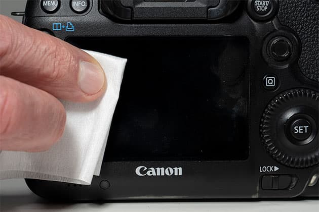 camera maintenance and cleaning use a high-concentration isopropyl alcohol cleaner