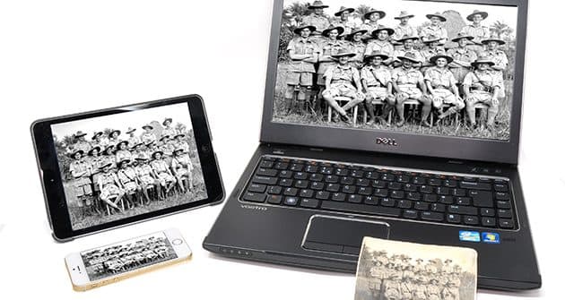 how to digitise photos and slides