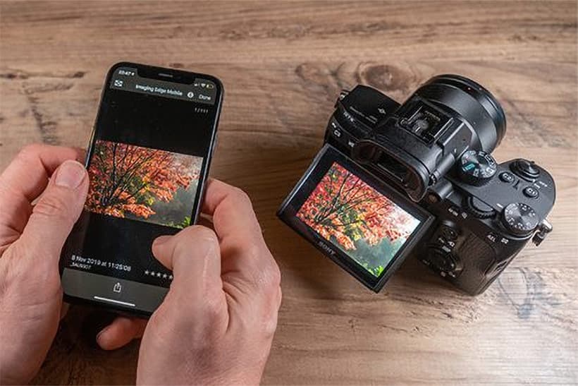 Tegn et billede værtinde Uanset hvilken How to connect your phone to a Sony camera: Sony Imaging Edge Mobile