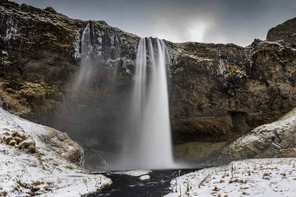 waterfall in iceland