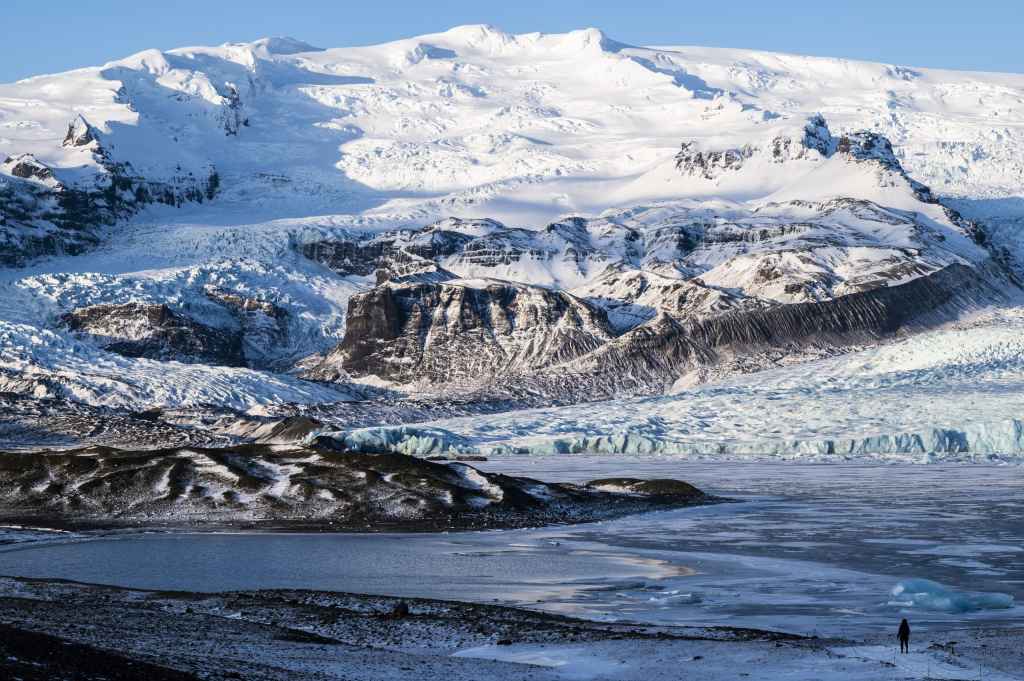 snowy ice landscape