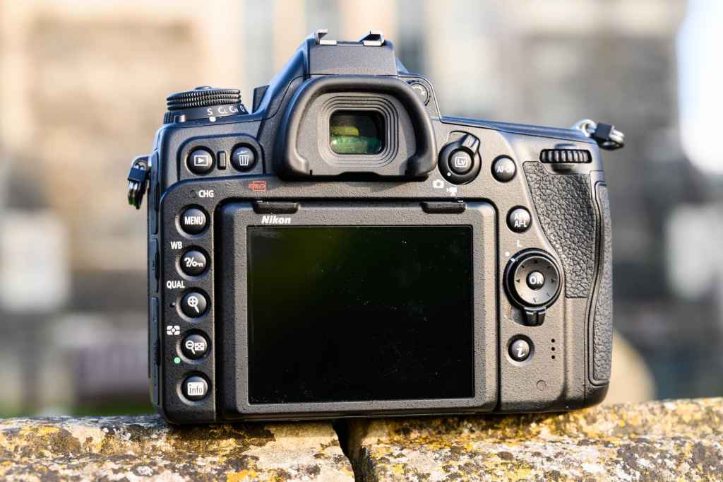 back view of the nikon d780 camera 