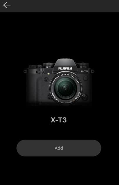 Fujifilm camera remote pair camera with app3
