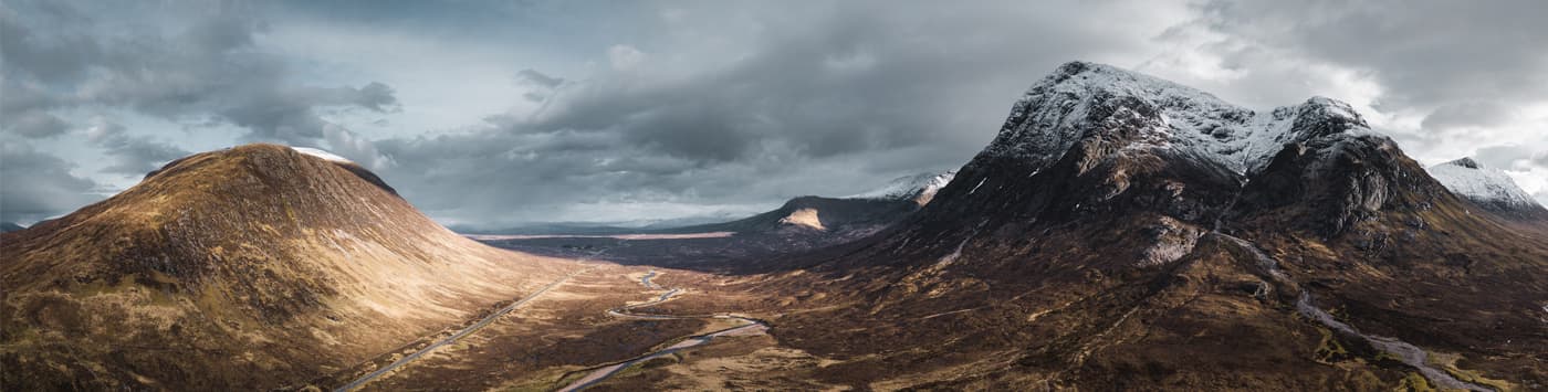 Mavic-2-panorama-of-Glencoe