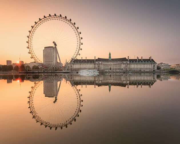 Photographing London Vol 1 Wheel at Sunrise