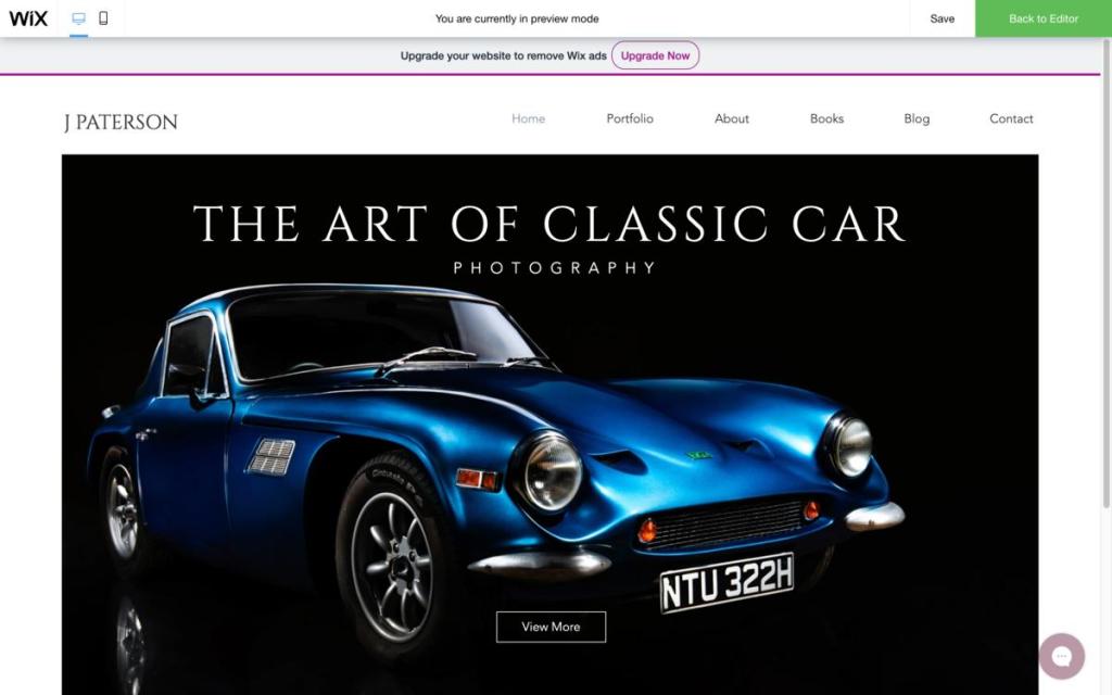 Wix offers over 500 drag-and-drop templates to choose from