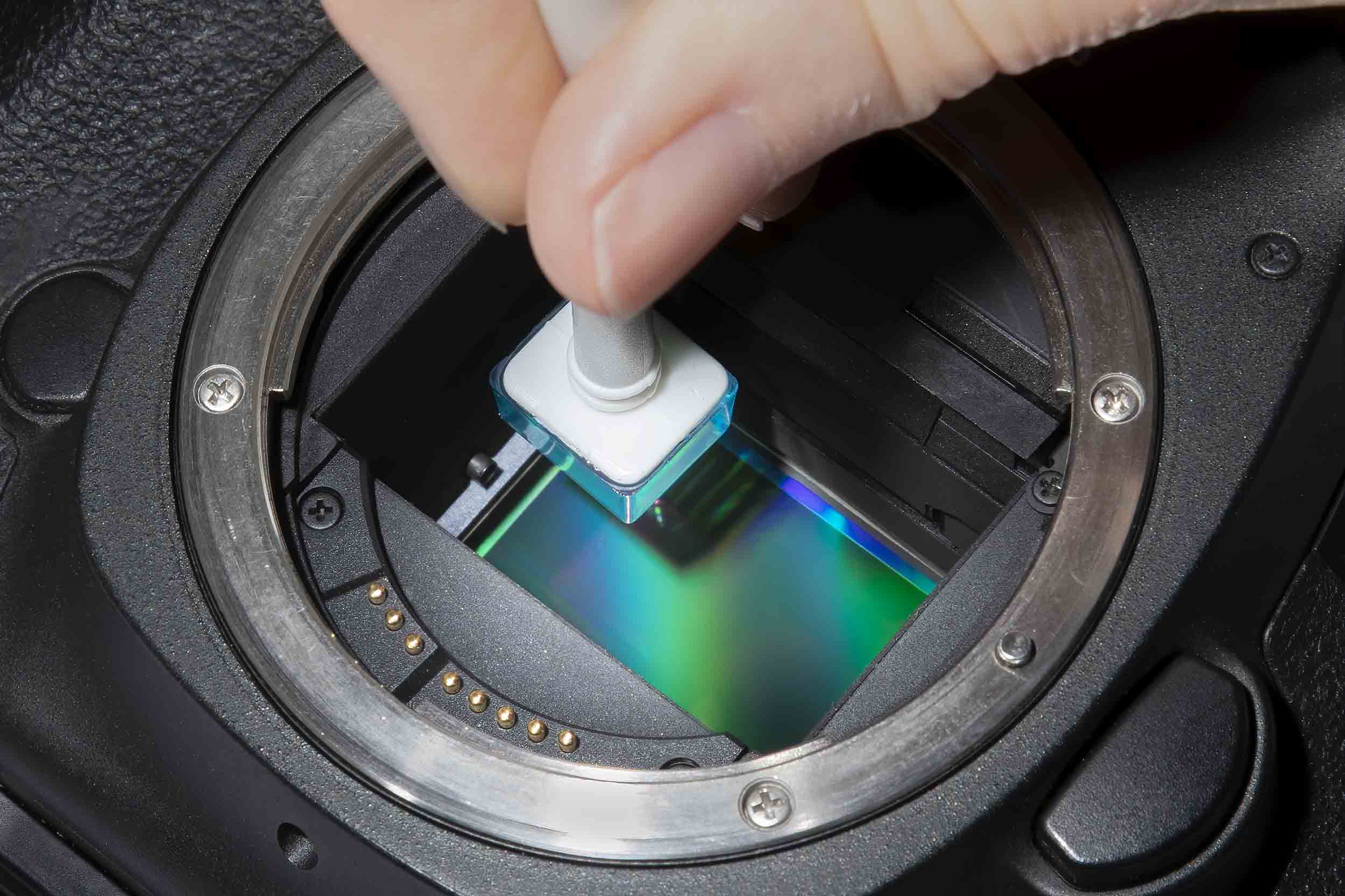 digital camera sensor cleaning