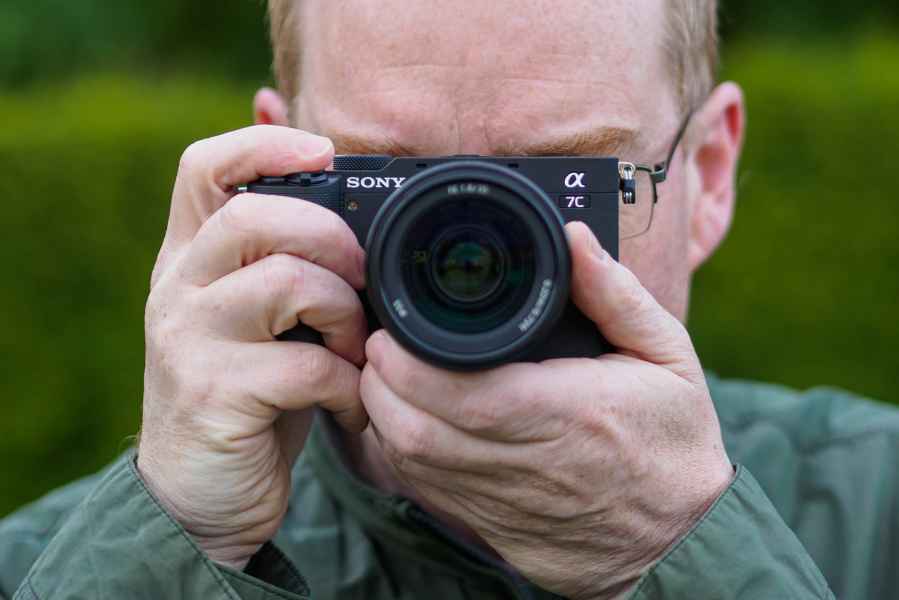 The Sony A7C is a good match to small lenses, such as the firm's f/1.8 primes.