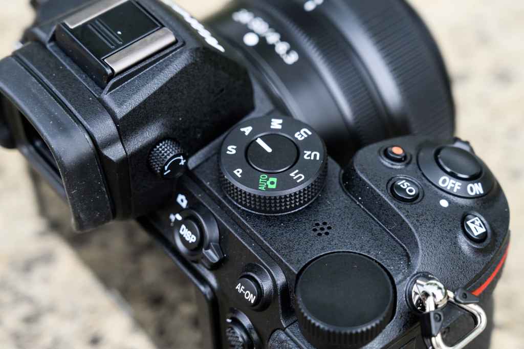 Nikon Z5 mirrorless camera top plate