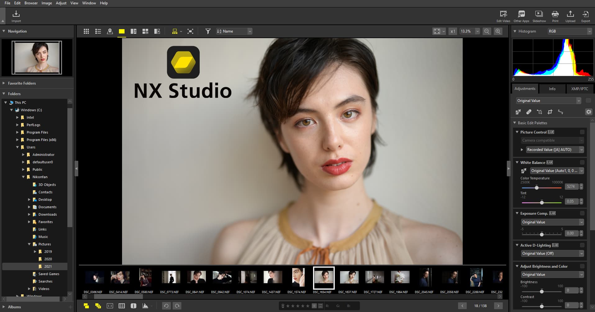 nikon nx studio software