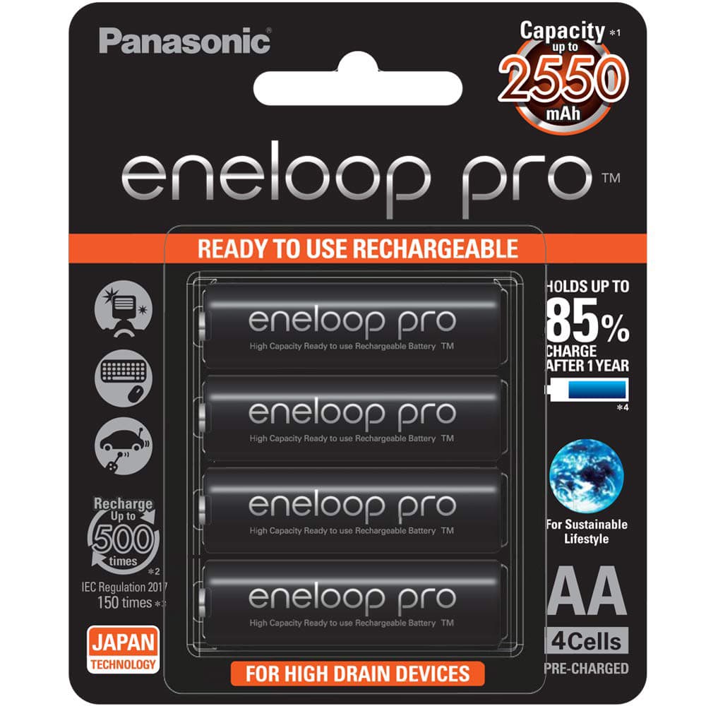 Eneloop Pro rechargeable 2500mAh AA batteries review - Amateur Photographer