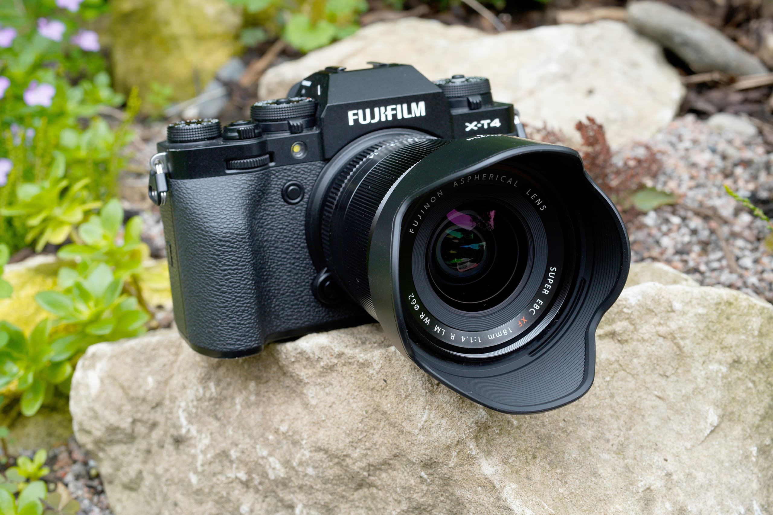 Fujifilm XF 18mm f/1.4 R LM WR Lens with hood