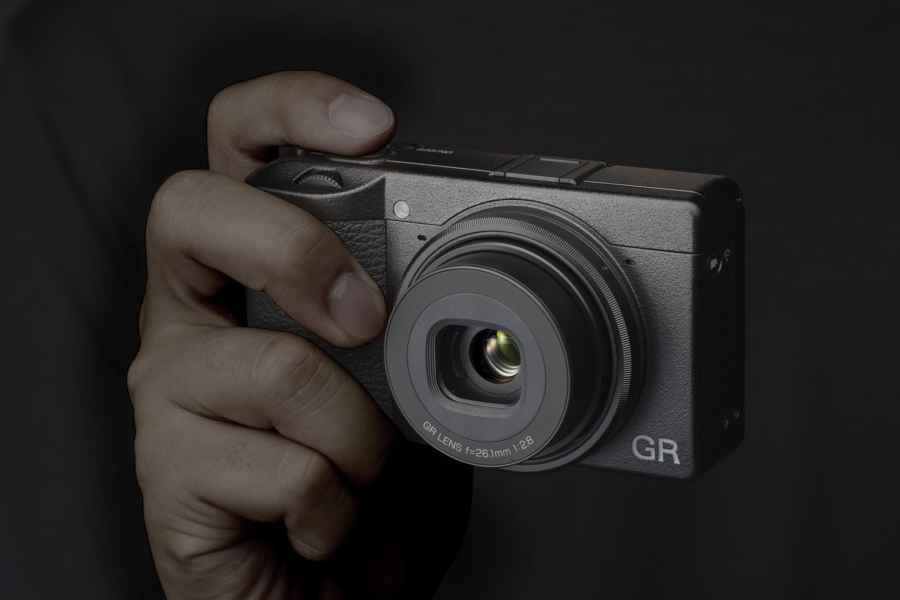 Ricoh GR IIIx In-hand