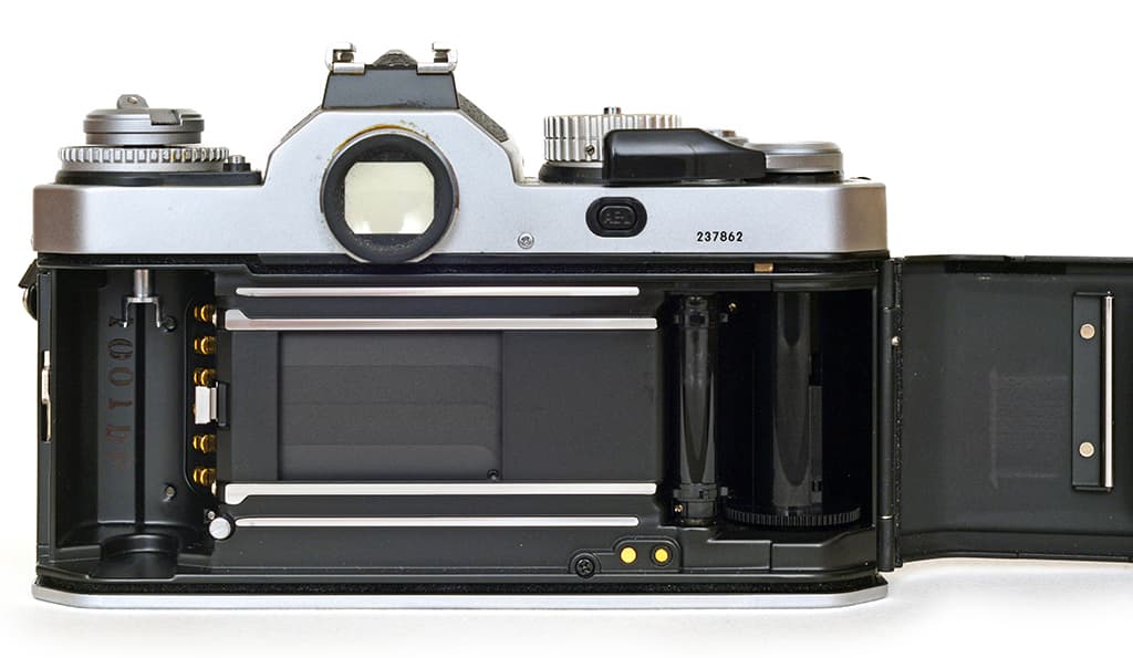 Nikon FM3A film chamber
