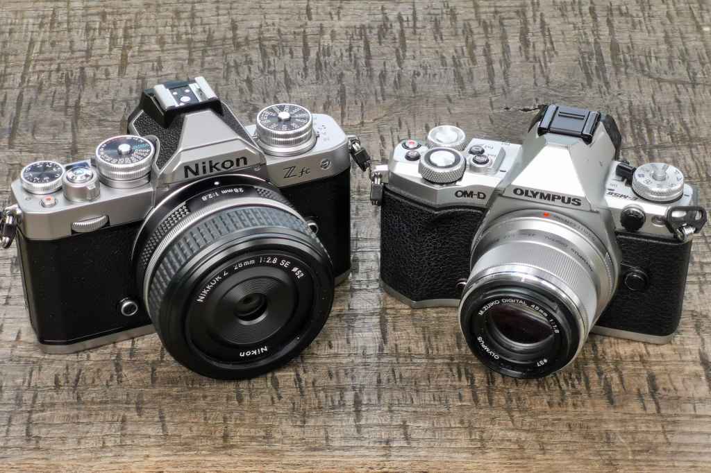 Nikon Z fc and Olympus E-M5 II