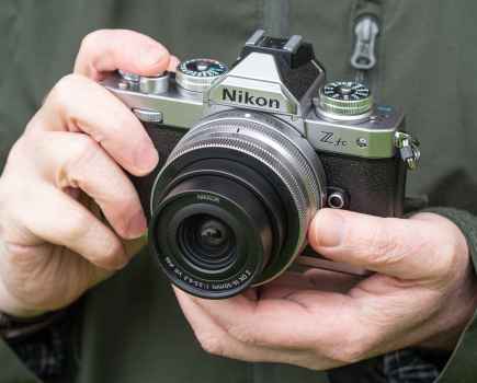 Nikon has styled the Z fc  to resemble the old FM2 manual-focus SLR, complete with analogue dials