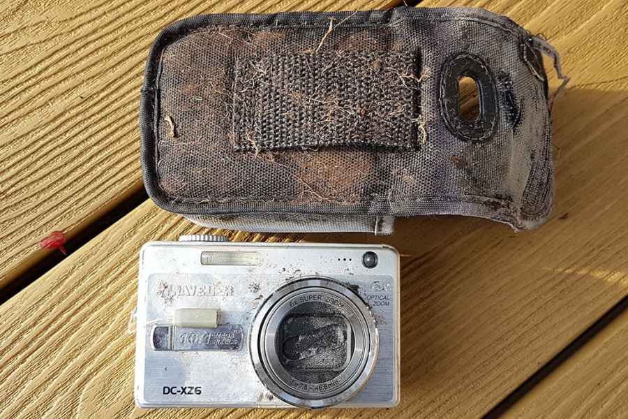 Camera found after 12 years