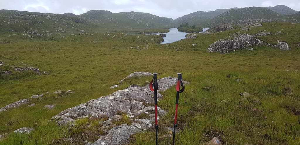 View of Lochan Giubhais by Mike Price where the camera was found