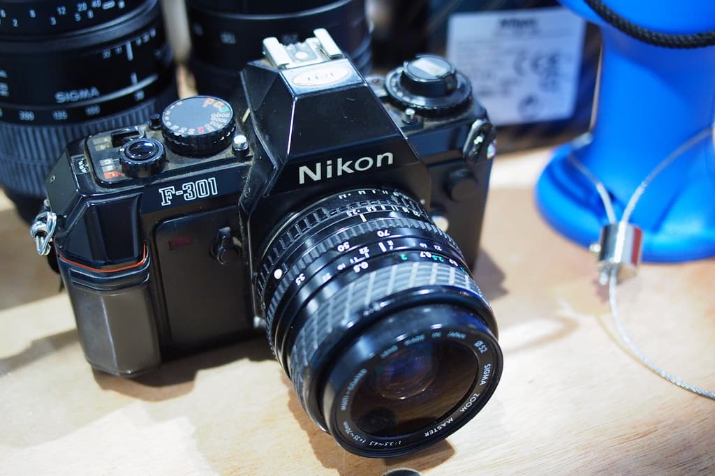 Nikon F301 at TPS on the Disabled Photographers Society Stand