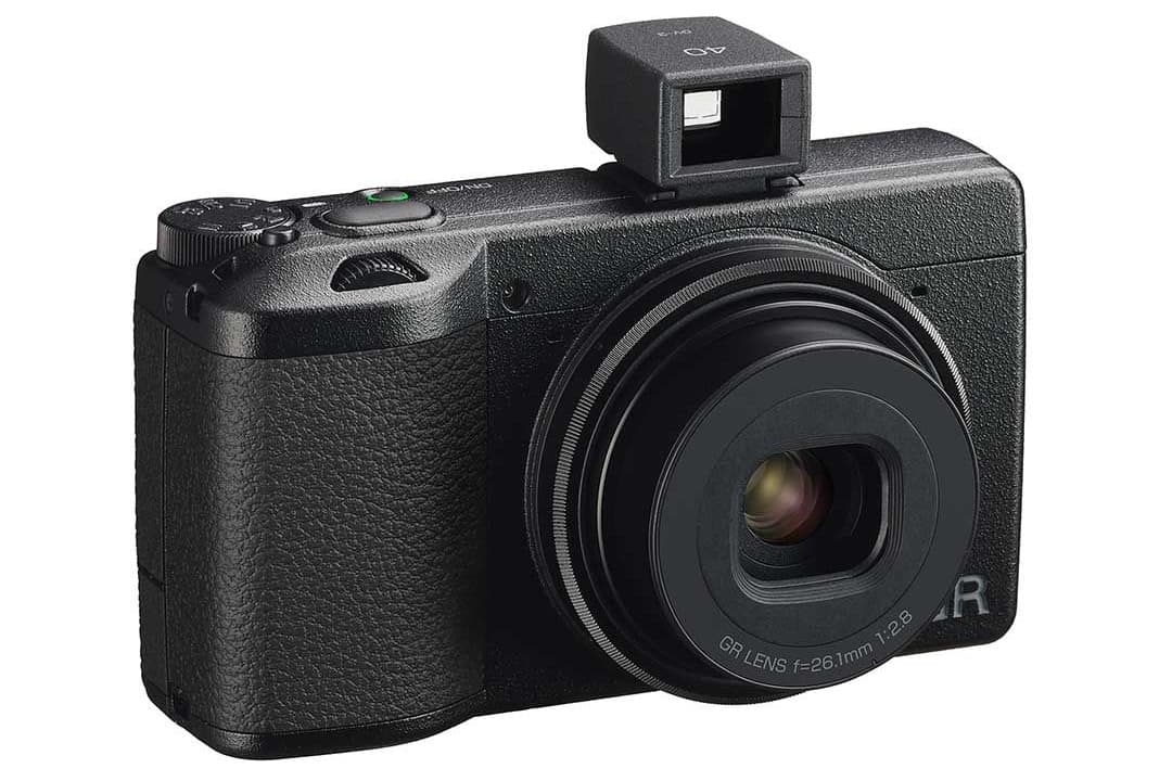 Ricoh GR IIIx with optical viewfinder